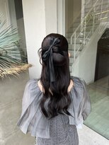 タイドヘア 茨木店(TIDE HAIR)&nbsp;ハーフアップカチモリヘア