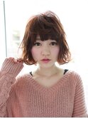 【salon de MiLK 原宿】大人かわいいふわふわボブ