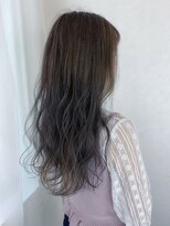 セシルヘアー 神戸元町店(Cecil hair)&nbsp;カーキベージュロングウェーブ