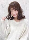【ゼンコー レブリィ アリオ橋本】パーマ×外ハネ 小顔ミディ