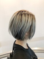 エアー(AIR)&nbsp;《グラデーション》シルバーコバルトブルー×クエンチモイスト