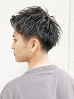 キアラ(Kchiara)&nbsp;ショートレイヤー×アップバング×ワイドツーブロック※Before有