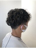 イメチェン刈り上げマッシュ×スパイラルパーマ