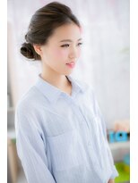 ミック 日暮里店(miq)&nbsp;くすみカラーグラマラス抜け感ヘアアレンジc1