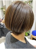 ショートボブ【30代/40代/艶カラー】D