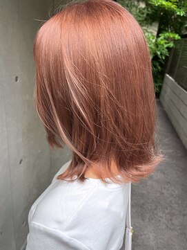 ララ モアナ(LaLa Moana) オレンジレッド/ダブルカラー/透明感/トリートメント/ツヤ感