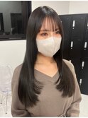 2725髪質改善ミルクチョコレート黒髪グレージュヘルシースタイル