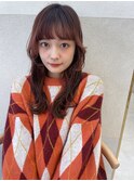 tuuli☆20代30代40代ベビーバングショコラベージュワンカール