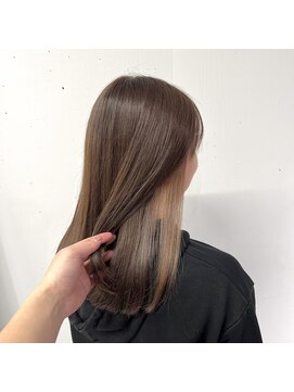 ジードットヘアー(g.hair) inner color×milktea beige