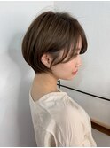小顔ナチュラルショート/20代/30代/40代★似合わせカット