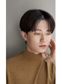 韓国風ツーブロックマッシュショート　自由が丘　YUTA
