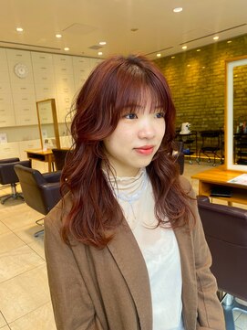 ビーハイブ 一番町店 アヴェダ(BEHIVE) 王道暖色カラー(^^♪