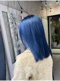 艶髪ストレート/ブルー