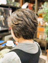 美容室 スピリチュアル ハート(SPIRITUAL HEART)&nbsp;かかりすぎたパーマをゆるくかけなおして同日カラー