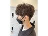 メンズカット＋スパイラルパーマ￥10300　#藤枝#ウルフカット#メンズパーマ