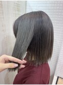 きりっぱボブ×グレージュ