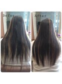 髪質改善ヘアエステストレート