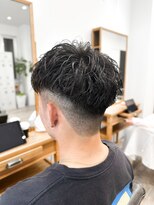 セイドット フクオカ(Say.FUKUOKA)&nbsp;【メンズ★大名】スペインカール×フェード×刈り上げ×眉毛