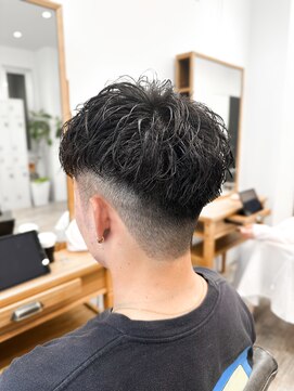 セイドット フクオカ(Say.FUKUOKA) 【メンズ★大名】スペインカール×フェード×刈り上げ×眉毛