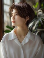 アルトリスト(Altruist Aging×HAIR&SPA) ☆イメチェンピンクベージュアンブレラカラー前髪クールショート