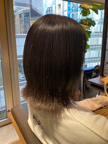 ヘアリゾート粋 ティガ 池袋店(tiga)&nbsp;ミディアムボブ/透明感イルミナカラー