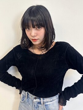 ワイビー グリーン リル(y.be green rel) #内巻きボブ