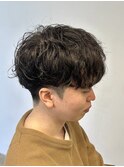 波巻きスパイラルパーマツイストスパイラルパーマシャドウパーマ