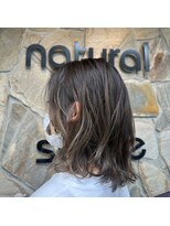 ナチュラルハイセンス 本店(natural high sense) ミディアム×ナチュラルグラデーション◇町屋/似合わせカット
