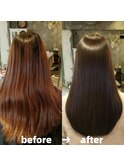 髪質改善/縮毛矯正/美髪/艶髪/弱酸性縮毛矯正/美髪ストレート