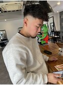無造作メンズショート☆ミドルスキンフェード