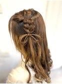 【推し活】 リボンヘアー