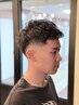【メンズ】カット+ニュアンスパーマ