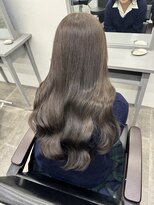 ペレ 栄 アネックス(PELE栄ANNEX) 韓国 くびれロング レイヤー ワンホンヘア 小顔前髪