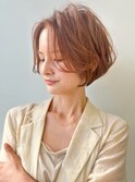 耳かけルーズレイヤーボブ