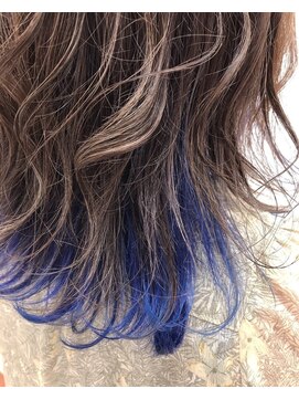 エヌプラスリタ 近鉄八尾(N+lita) ホワイトグレージュミニウルフデジタルパーマチェリーブラウン