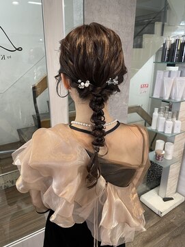 ハイル(KHAIR) 編みおろしアレンジ♪