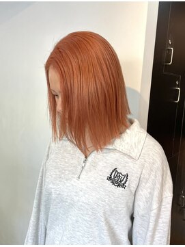 サクラ オモテサンドウ(SAKURA) 夏にピッタリ！オレンジカラー/ダブルカラー/髪質改善