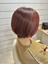 ヘアデザイン アニー(Hair Design Annie) ショート x レッド