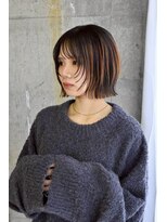 リロ(RiLo)&nbsp;ボブレイヤー×デザインカラー(ブリーチあり