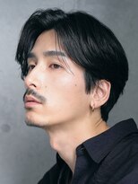 レタッチバイフィフス(RETOUCH by fifth) 原宿ニュアンスパーマ毛流れヘアセンターパート大人ビジネスヘア