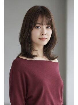 ミー 岡崎(mii) 【mii岡崎】抜け感ナチュラルミディ