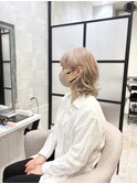 白髪ぼかし/白髪改善カラー/ショート/透明感カラー/脱白髪染め
