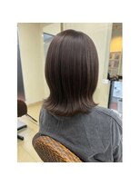 ヘアー ラルゴ(HAIR LARGO)&nbsp;ミディアムレイヤー×ナチュラルブラウン