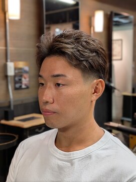 ワンワンオー バーバーショップ 博多店(@110 BARBER SHOP) ツーブロックショートカルマヘアスリックバックジェットフェード