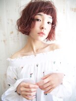 ライフ 湘南台(Life)&nbsp;赤系のカラーがお洒落な個性派ボブ☆