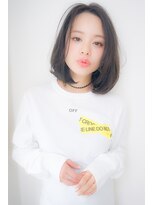 ミラレスカ 栄(MIRA RESCA)&nbsp;ミラレスカ栄 外国人風の 切りっぱなしボブbyウラタニ