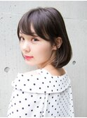 まとまりボブ　流しバング☆