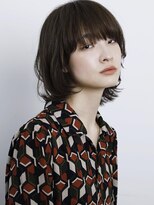 アルテヘアー(arte HAIR) 【arteHAIR】マッシュウルフボブ/黒髪/厚めバング