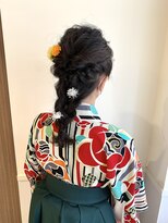 ネオリーブ ロア 鶴川店(NEOLIVE ROA)&nbsp;卒業式編みおろし　鶴川　町田　袴　着付け　美容室