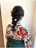 卒業式編みおろし 鶴川 町田 袴 着付け 美容室